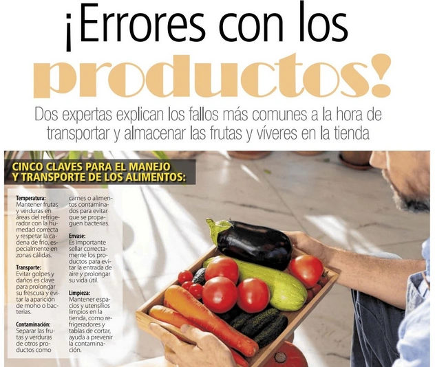 ¡Errores con los productos!