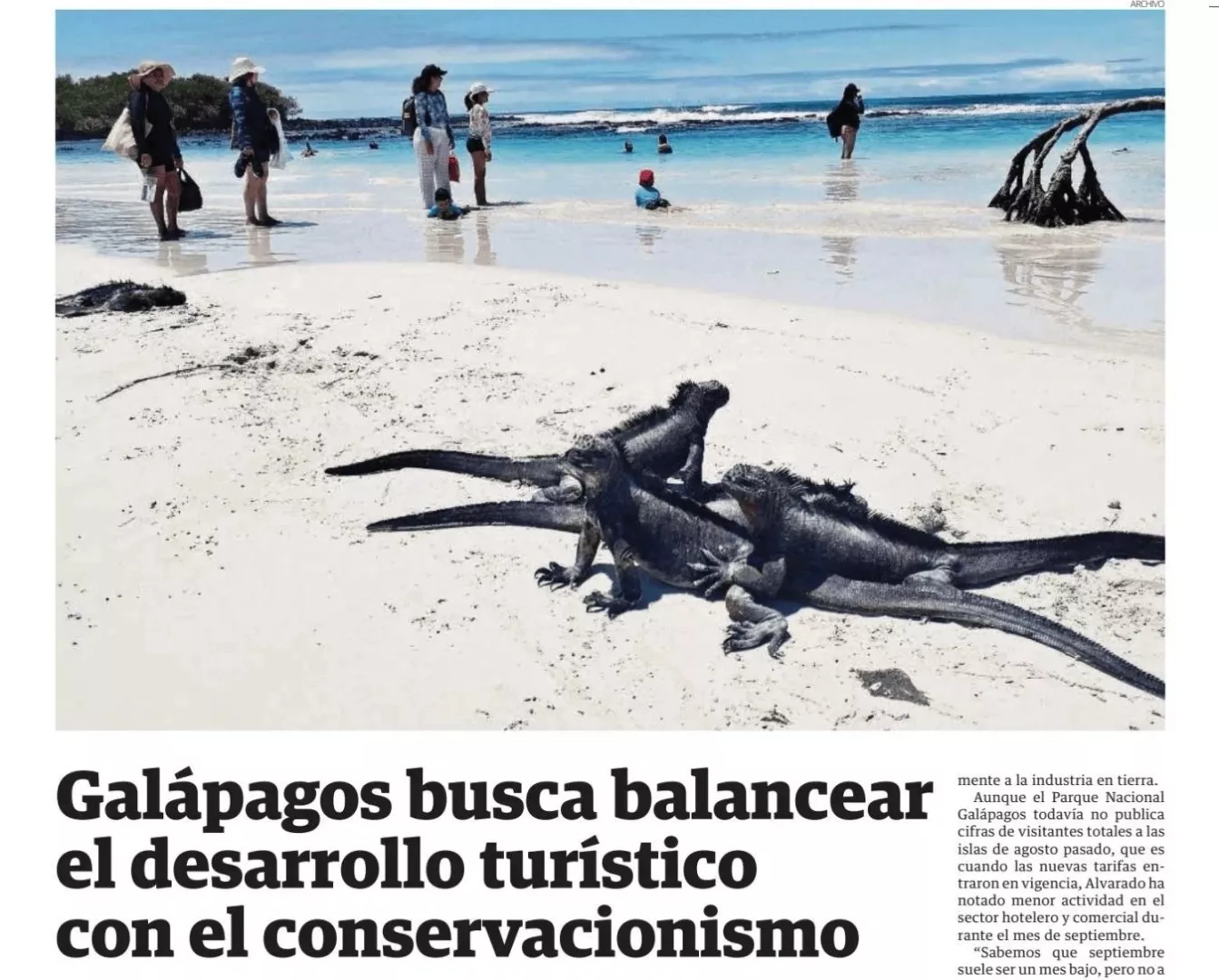 Galápagos busca balancear el desarrollo turístico con el conservacionismo