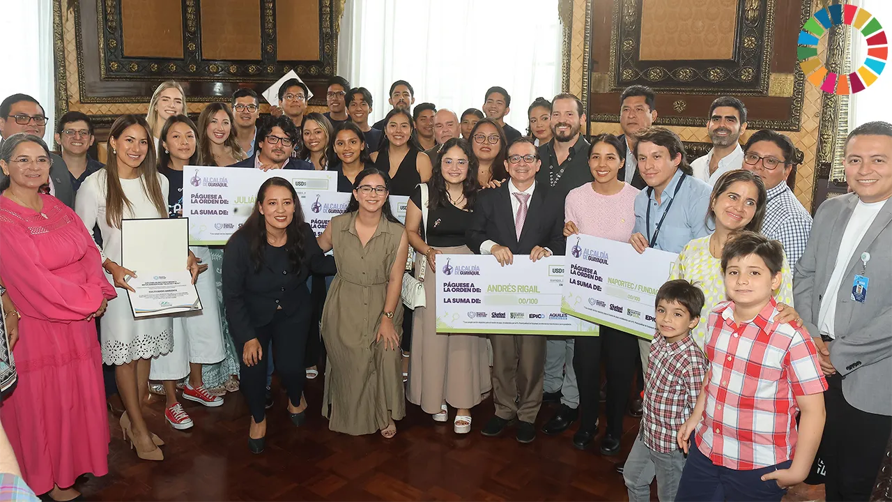 Tres proyectos de la ESPOL ganaron en los Retos Ambientales Guayas y Quil