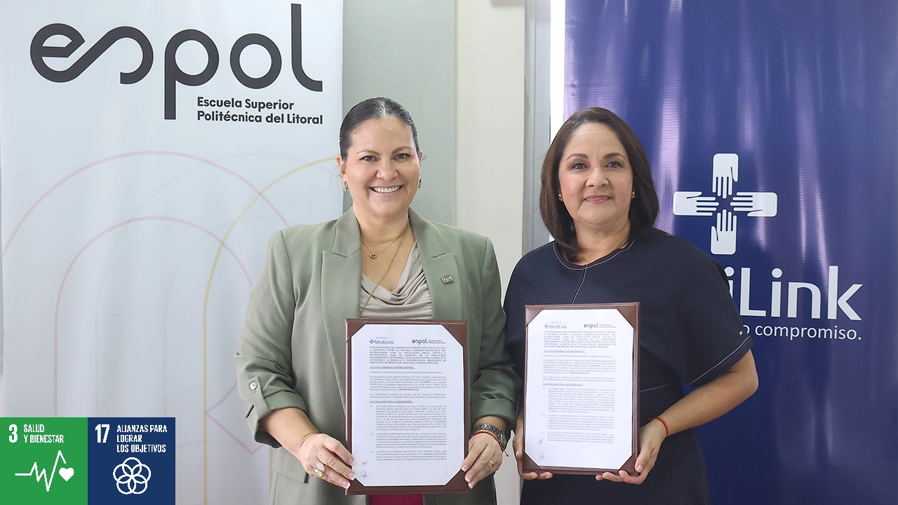 ESPOL y MEDILINK firman convenio para impulsar temas varios relacionados con salud integral