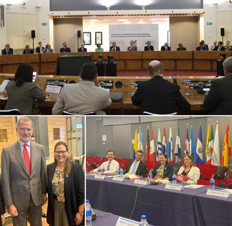 Rectora de ESPOL participa en el XXIII Pleno del Consejo Universitario Iberoamericano, en España
