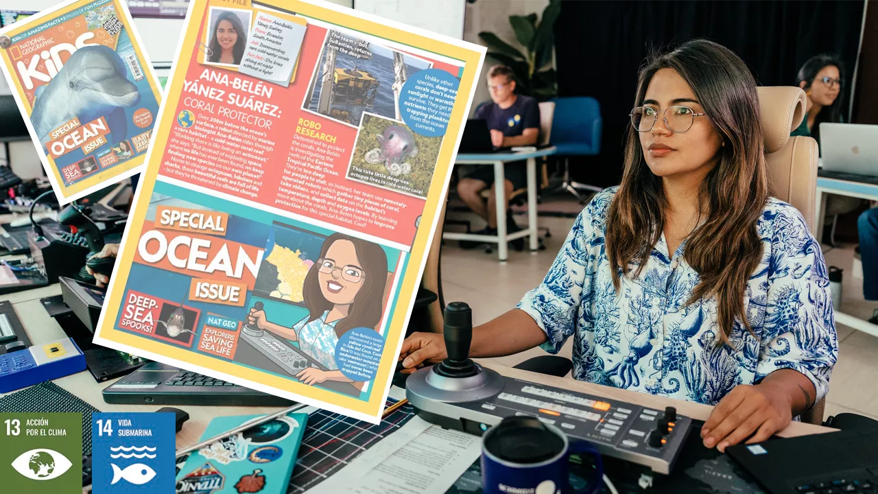 El trabajo de la politécnica Ana Belén Yánez es reconocido por National Geographic Kids Magazine