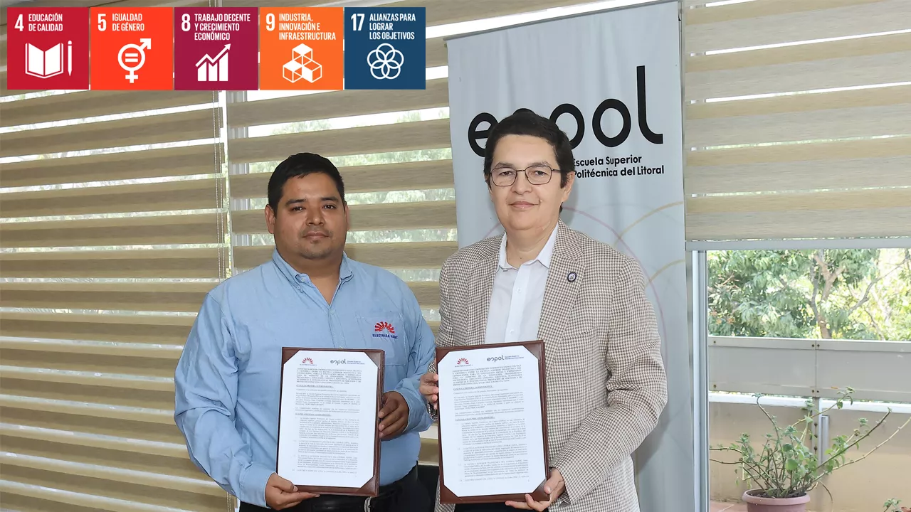 ESPOL y Eléctrica HAMT, en alianza por la investigación, innovación y capacitación continua